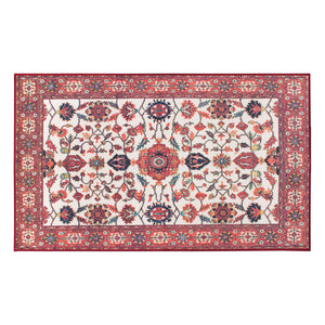 Ramage Maroon Washable Rug