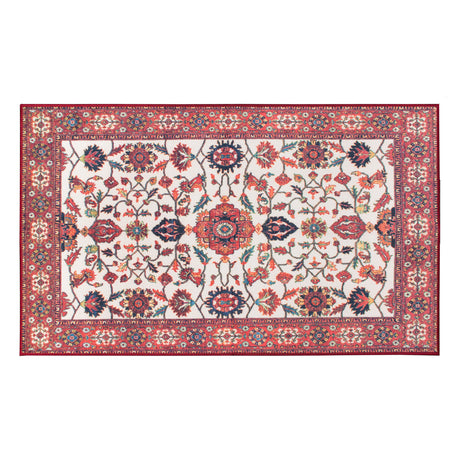 Ramage Maroon Washable Rug