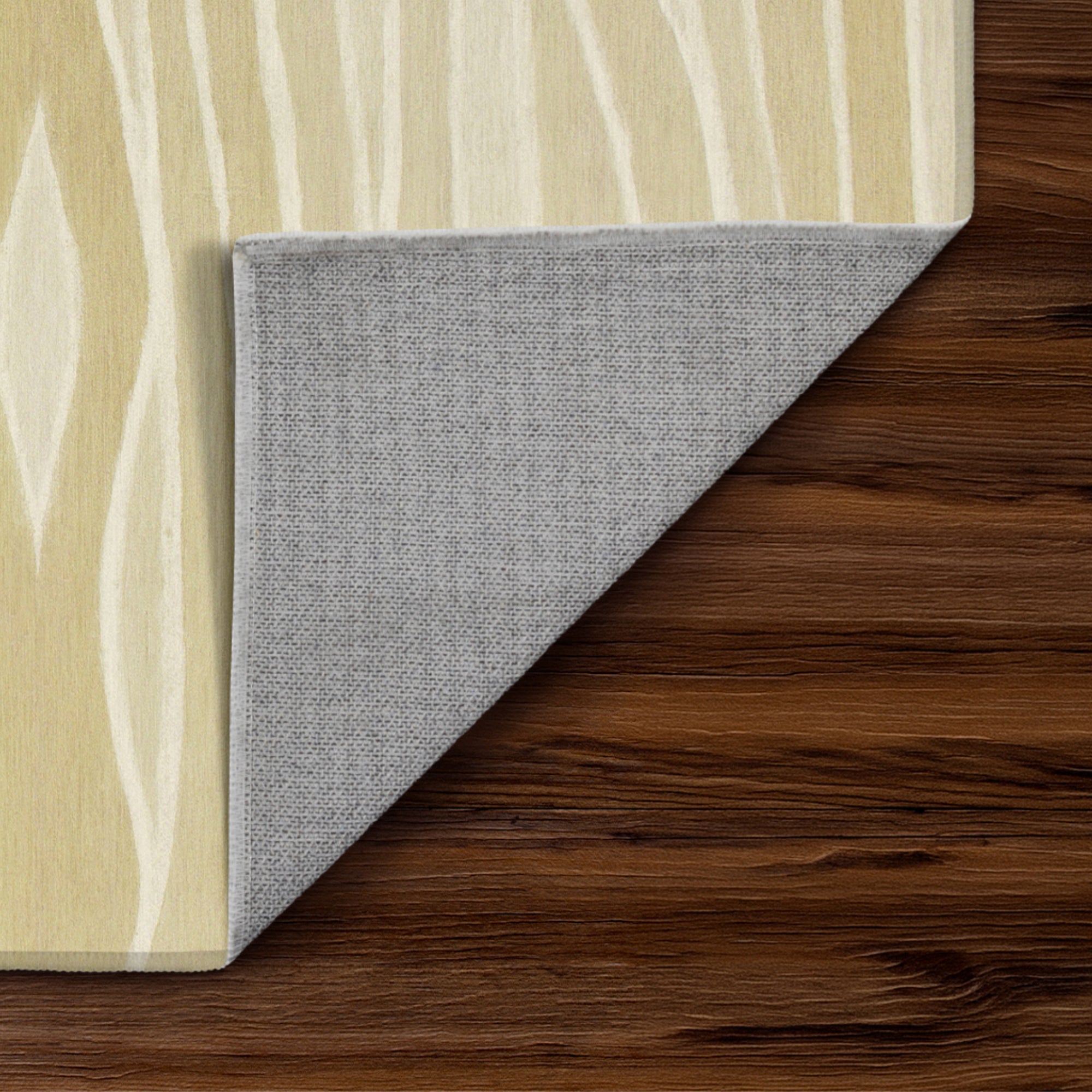 Waves Natural Washable Rug