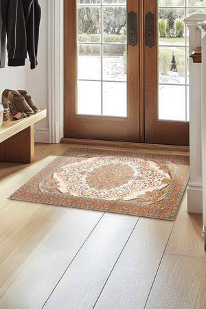 Zahara Amber Washable Rug