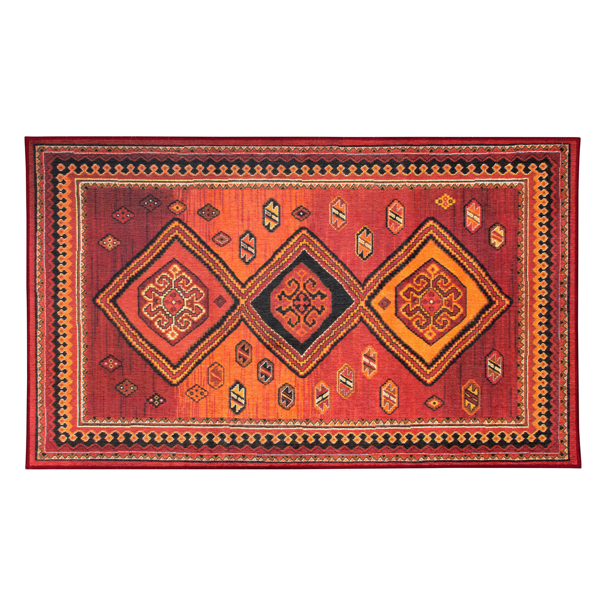 Phoenix Kilim Garnet Washable Rug