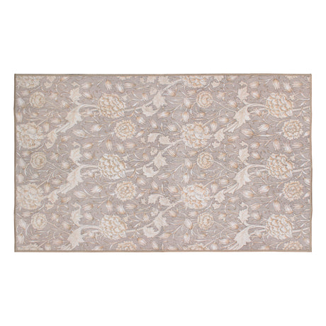 Kalini Floral Natural Washable Rug