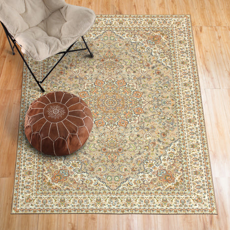 Kenya Beige Washable Rug