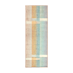 Flux Striped Multicolor Washable Rug