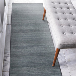 Solid Grey Washable Rug