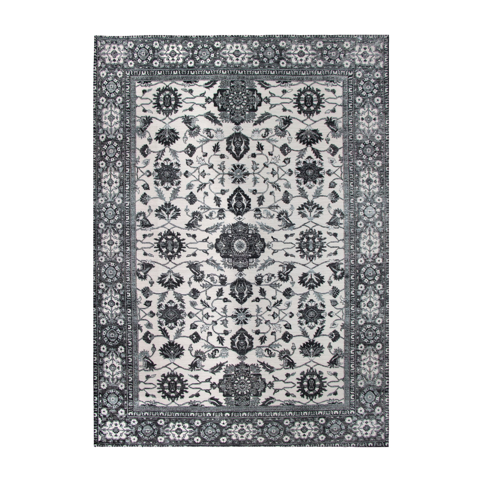 Ramage Grey Washable Rug