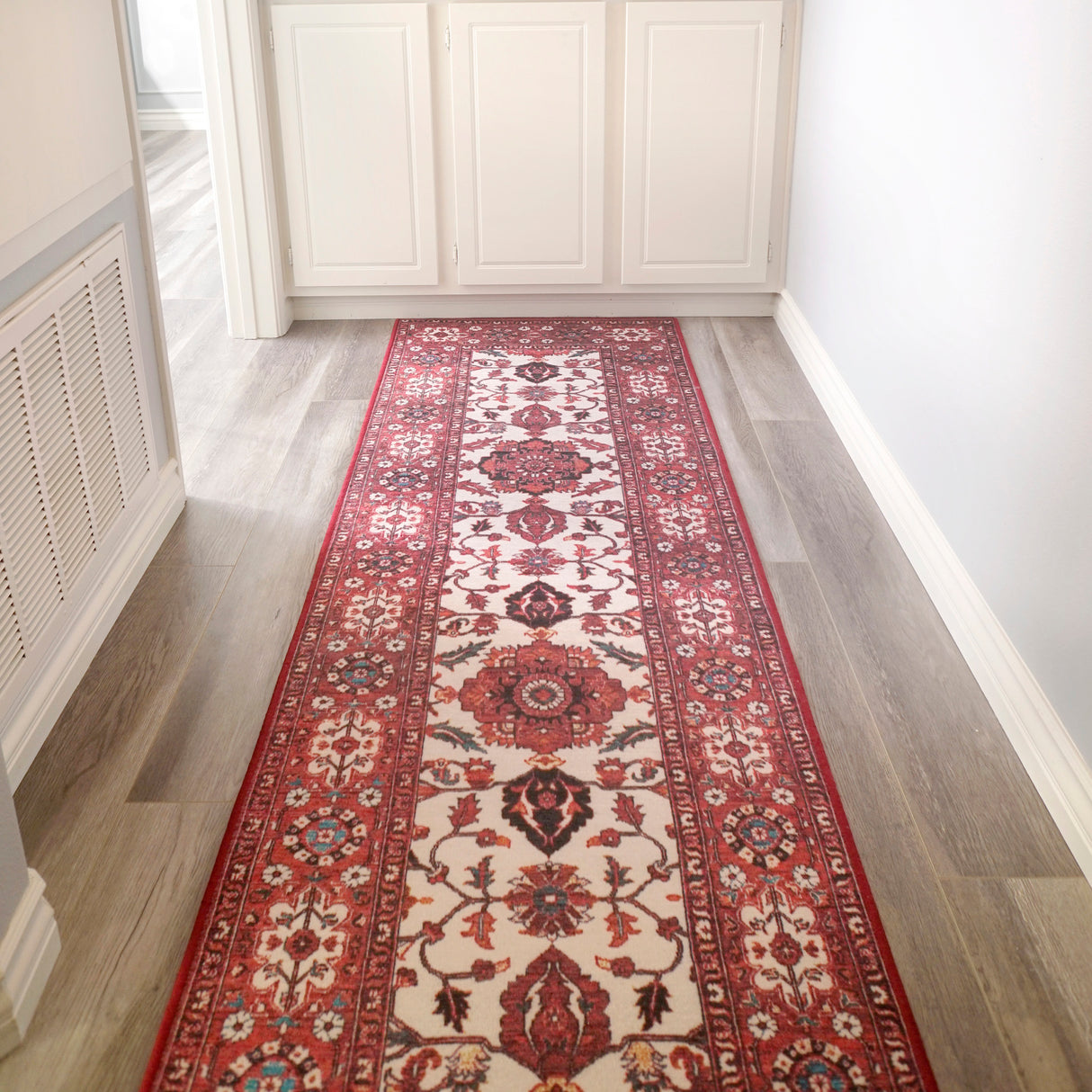 Ramage Maroon Washable Rug