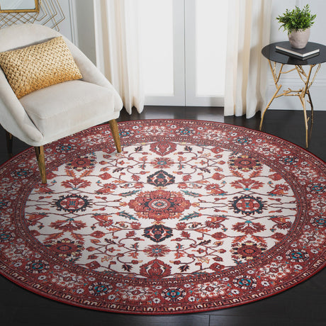 Ramage Maroon Washable Rug