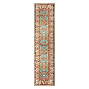 Ottoman Turquoise Washable Rug