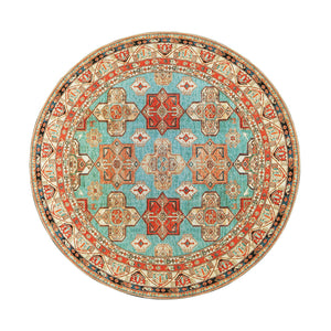 Ottoman Turquoise Washable Rug