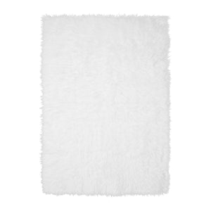 White Washable Shag Rug