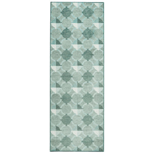 Dula Light Sage Green Washable Rug