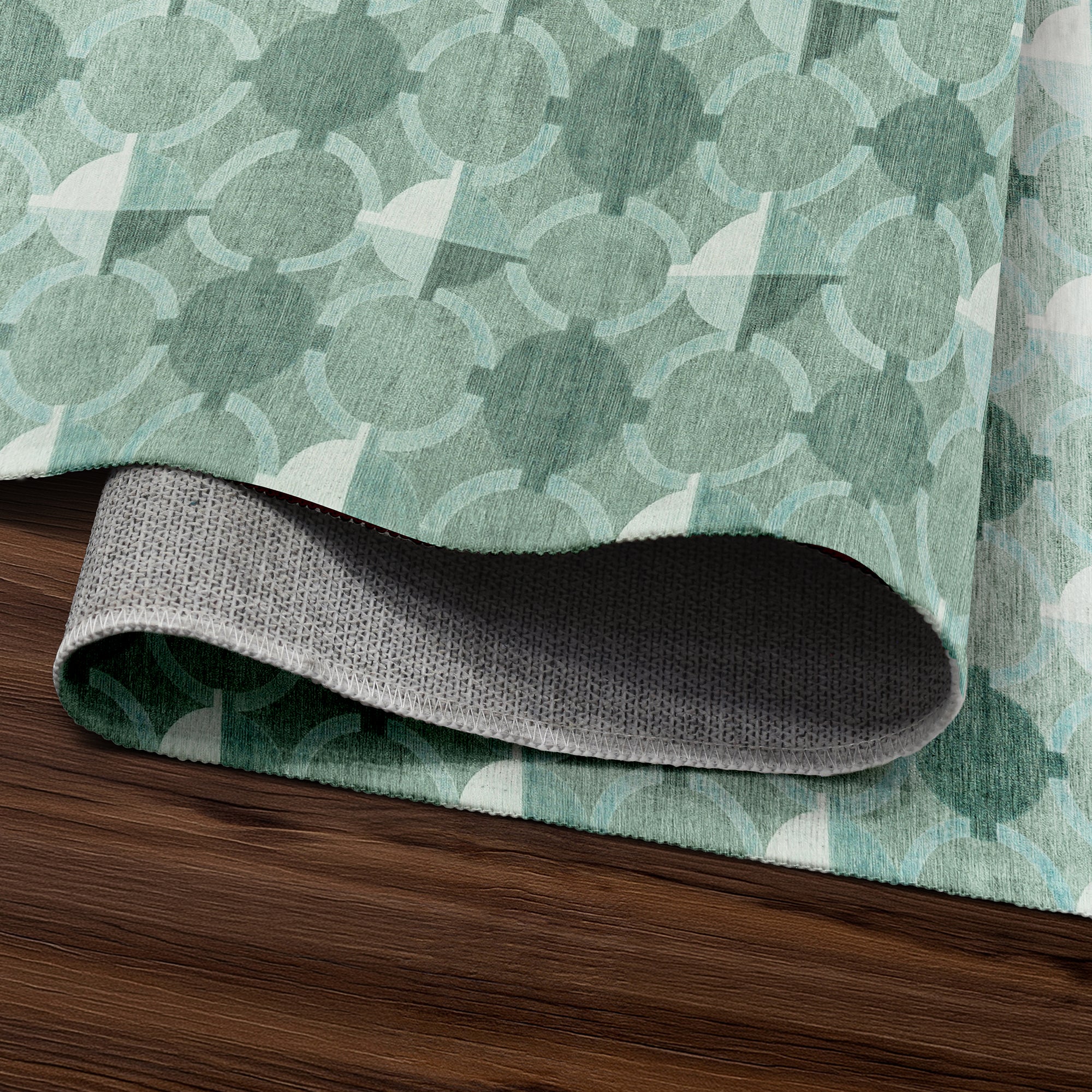 Dula Light Sage Green Washable Rug