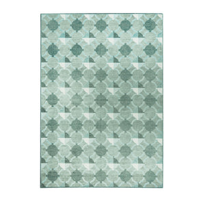 Dula Light Sage Green Washable Rug