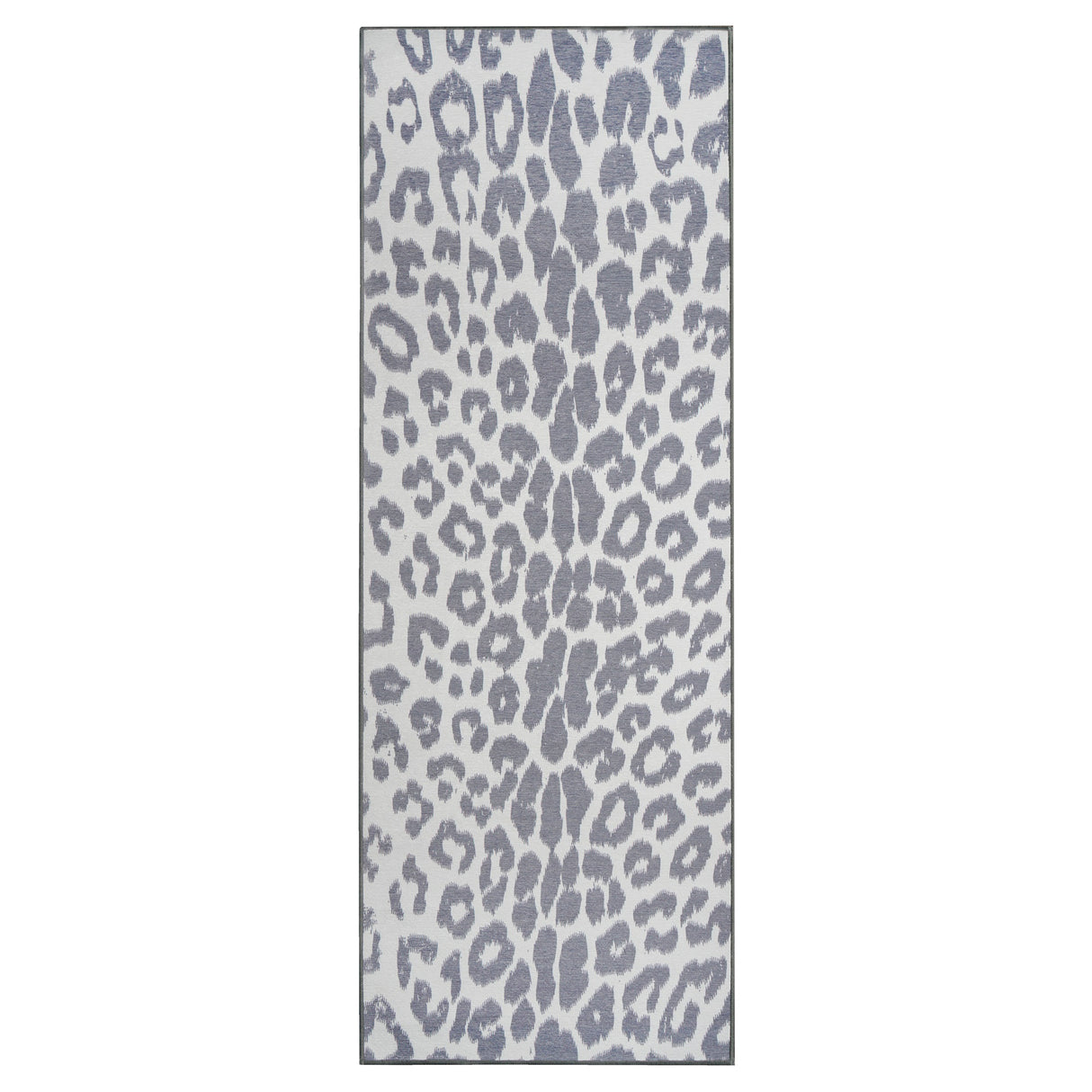 Miya Leopard Grey Washable Rug