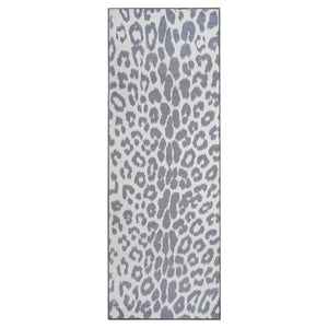 Miya Leopard Grey Washable Rug