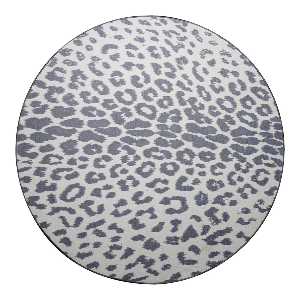 Miya Leopard Grey Washable Rug