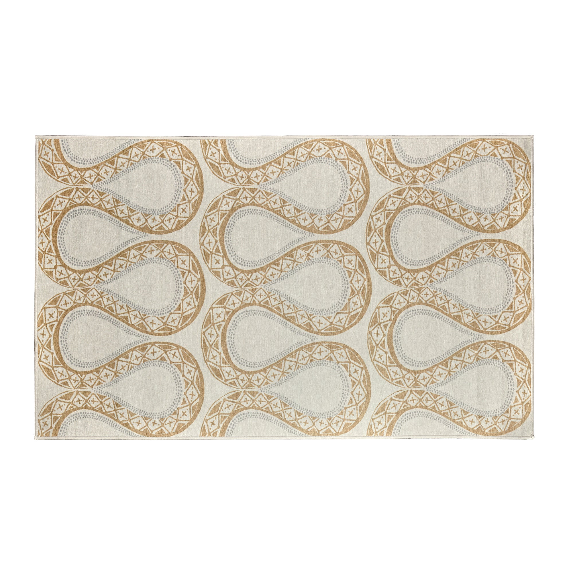 Serpentine Stone Washable Rug