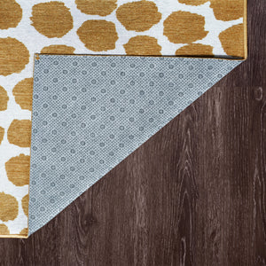 Puff Dotty Honey Beige Washable Rug