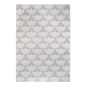 Flock Petal Pink Washable Rug