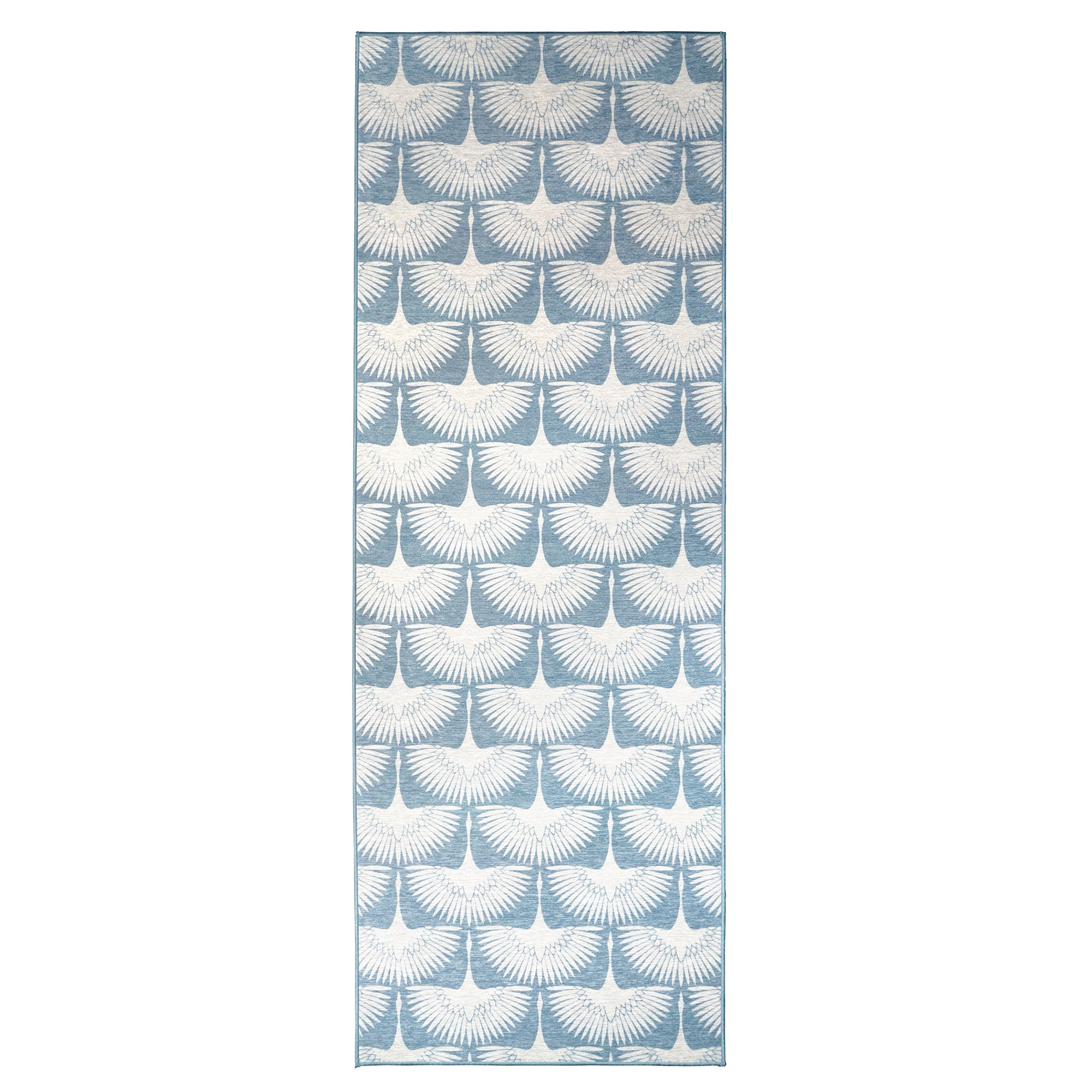 Flock Colfax Blue Washable Rug