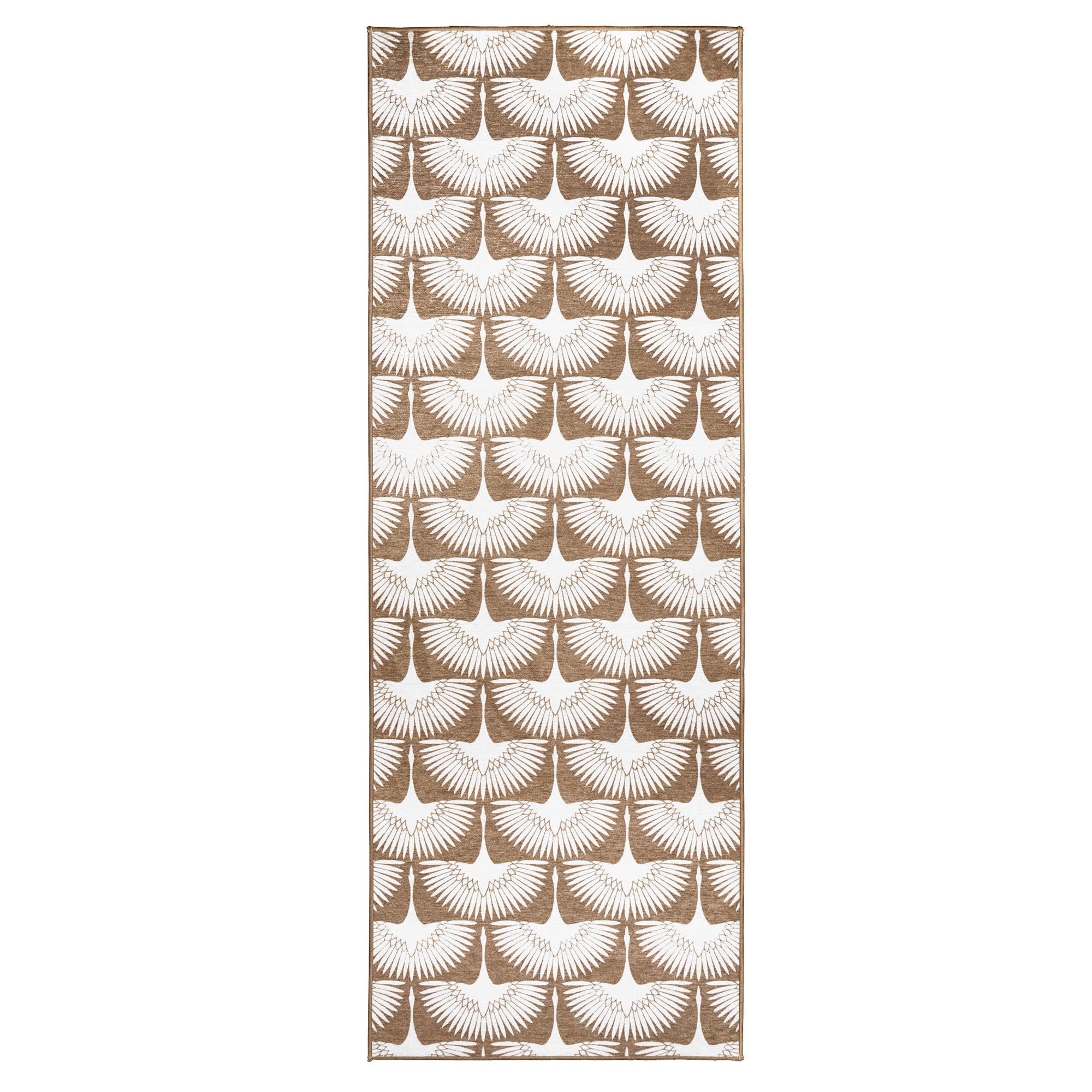 Flock Camel Washable Rug