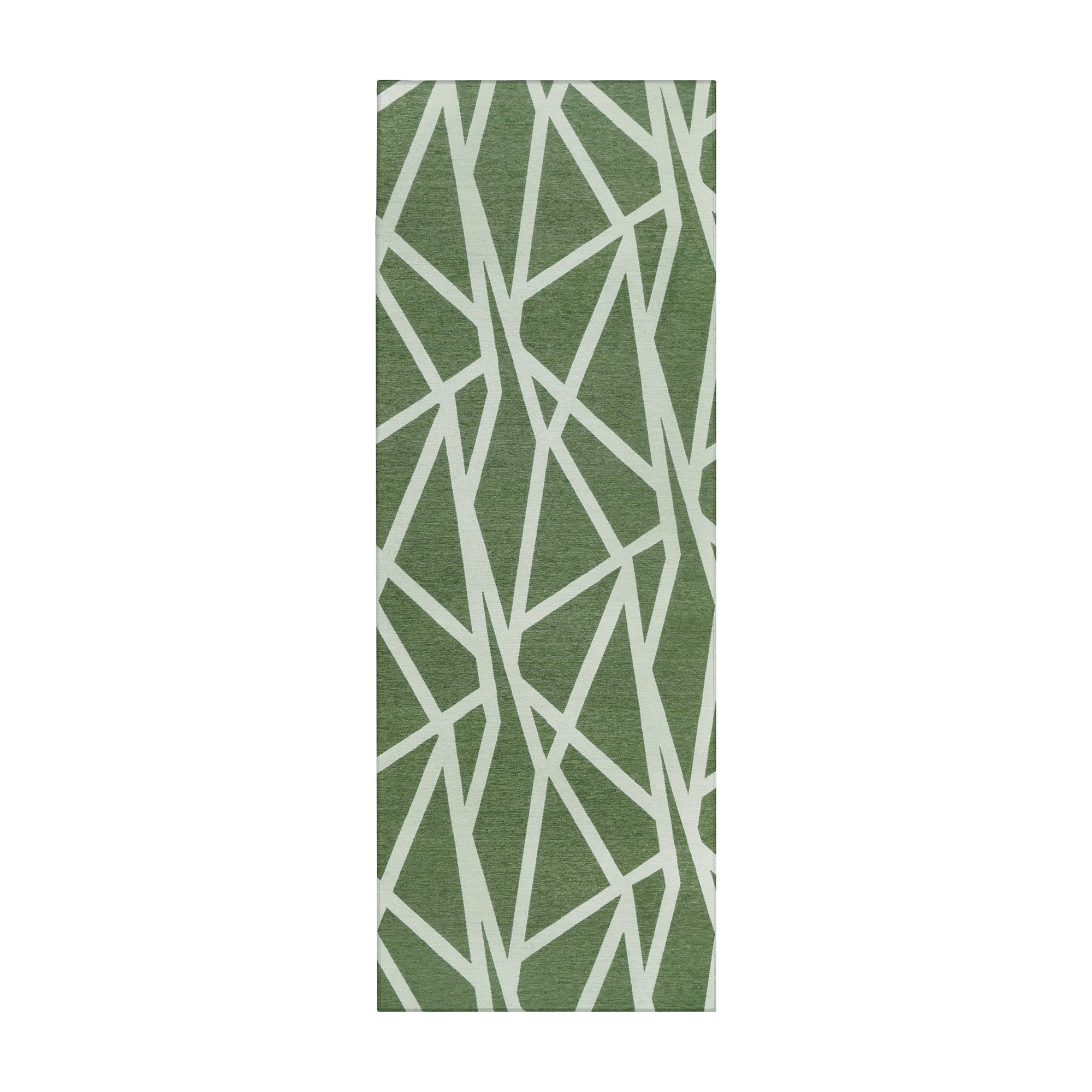 Intersections Juniper Green Kitchen Washable Rug