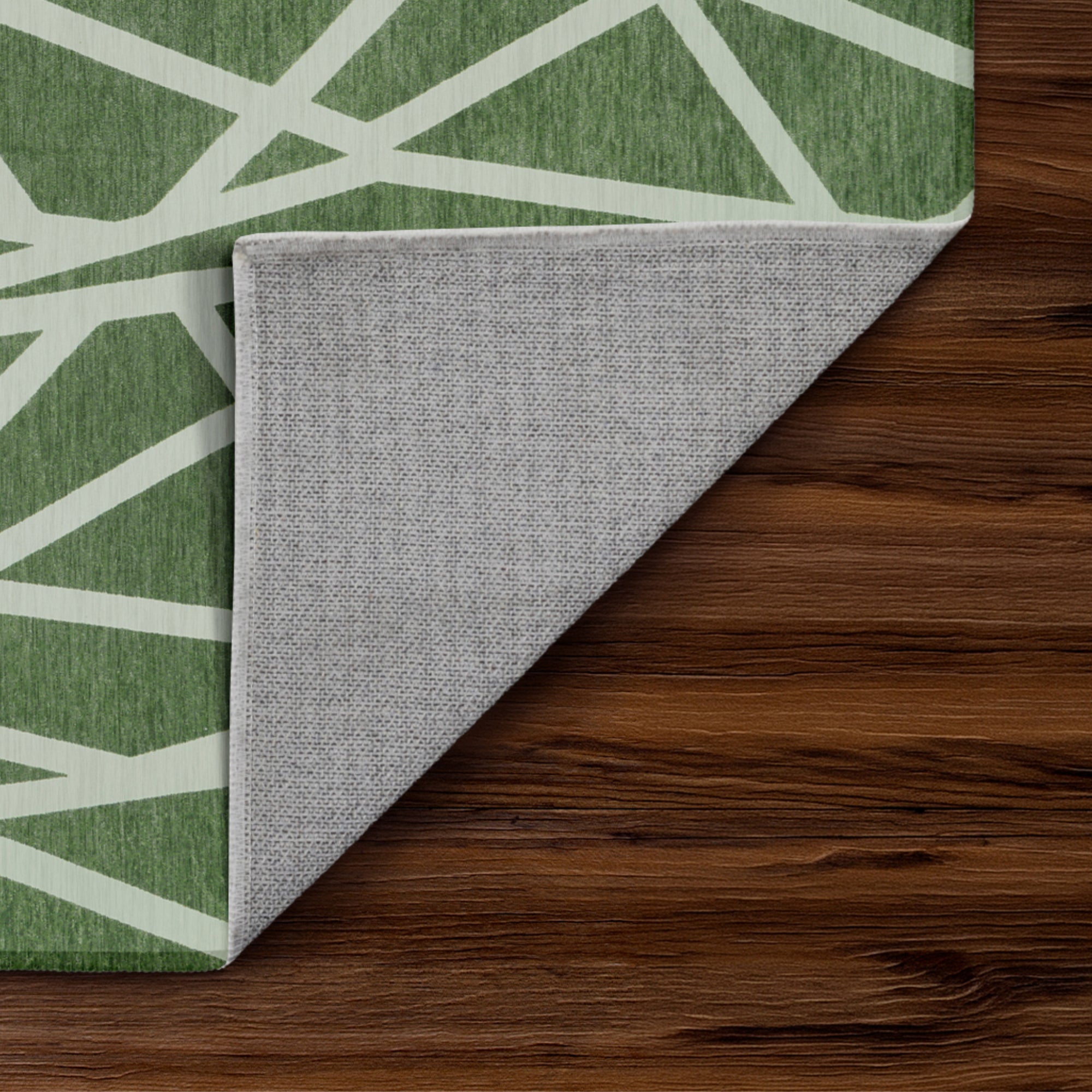 Intersections Juniper Green Washable Rug