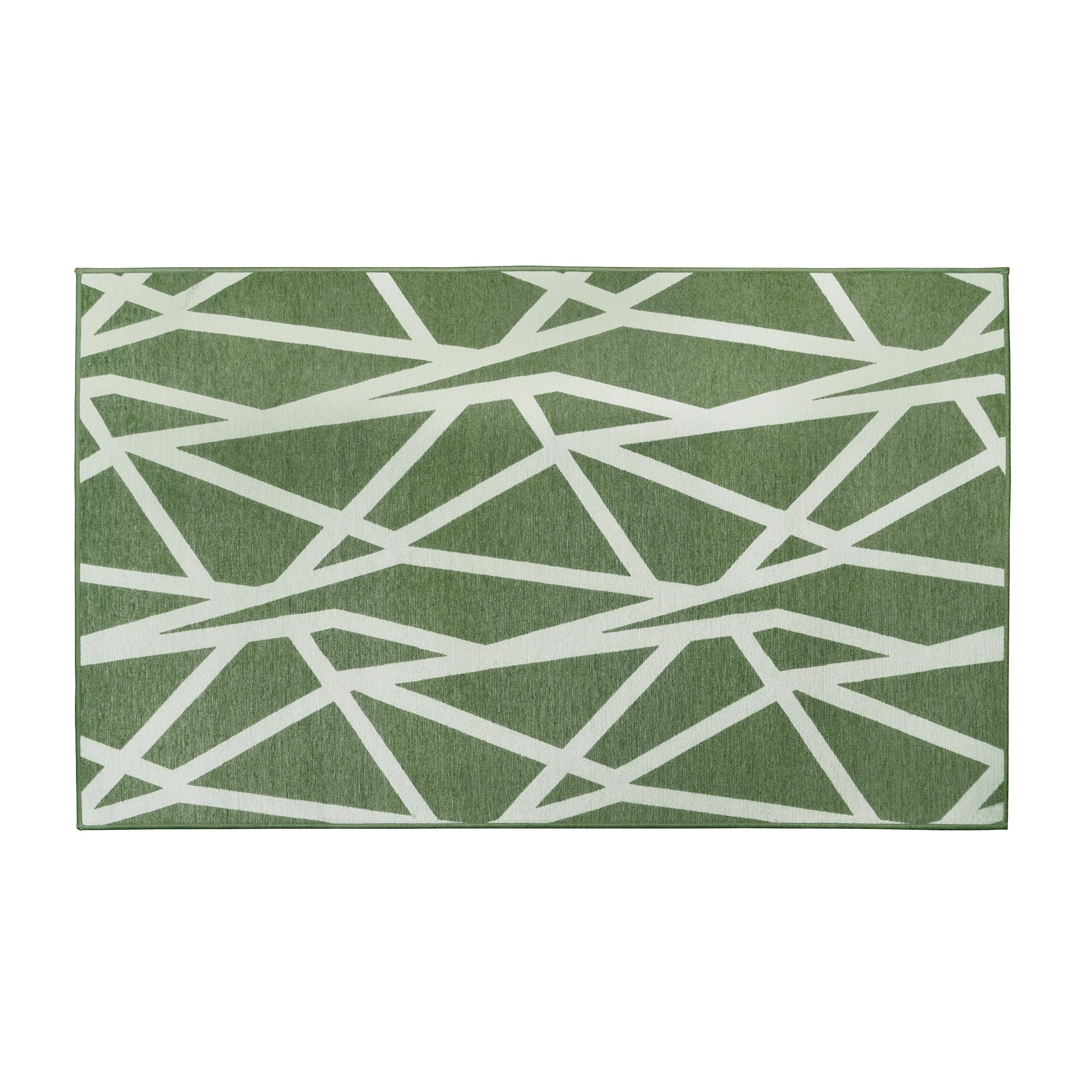 Intersections Juniper Green Washable Rug