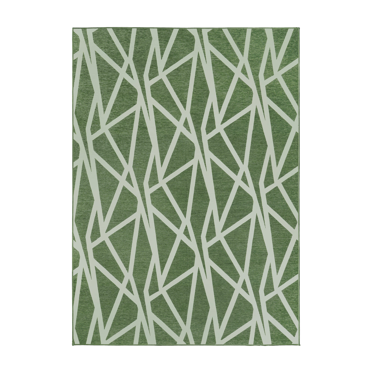 Intersections Juniper Green Washable Rug