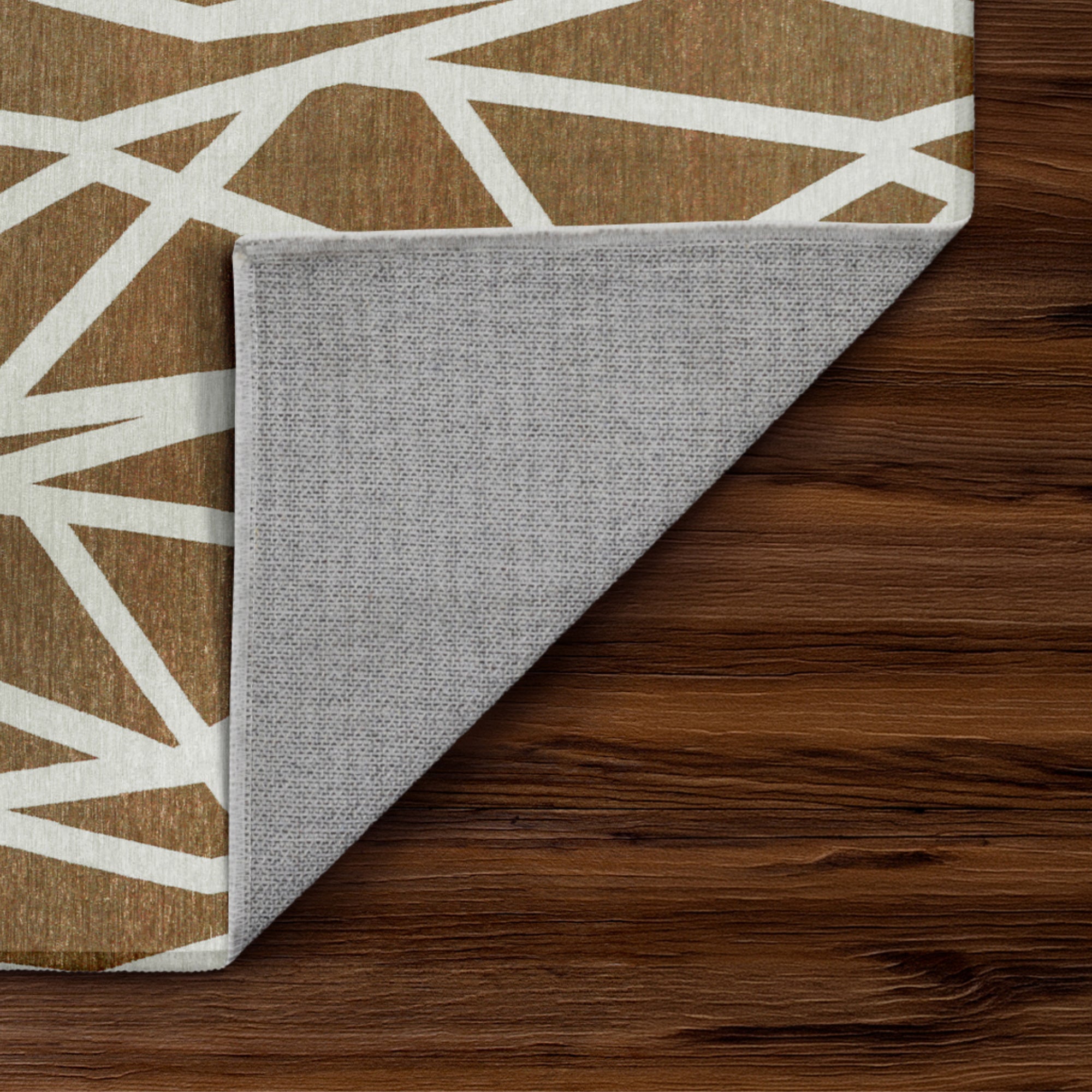 Intersections Camel Washable Rug