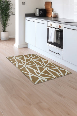 Intersections Camel Washable Rug