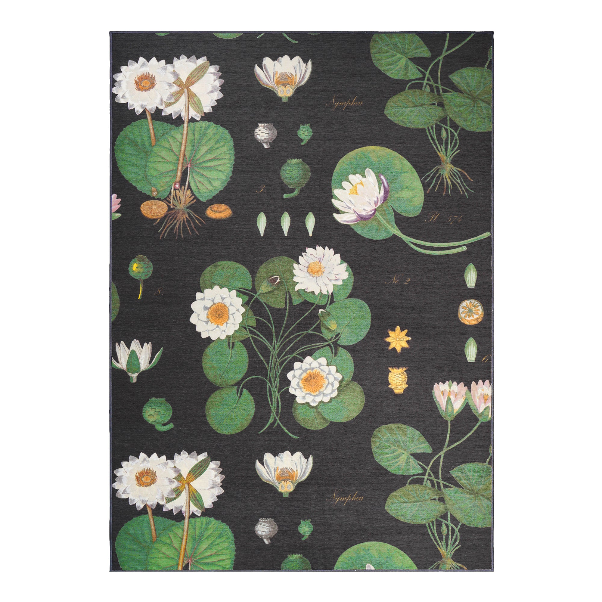 Lotus Kettle Multicolor Washable Rug