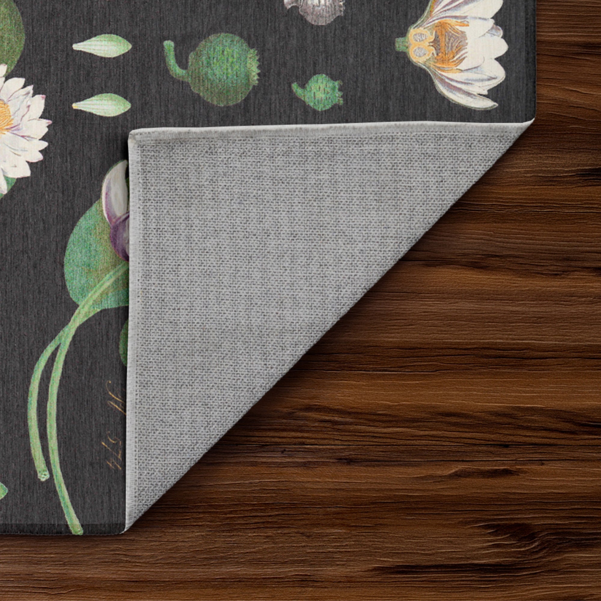 Lotus Kettle Multicolor Bedroom Washable Rug