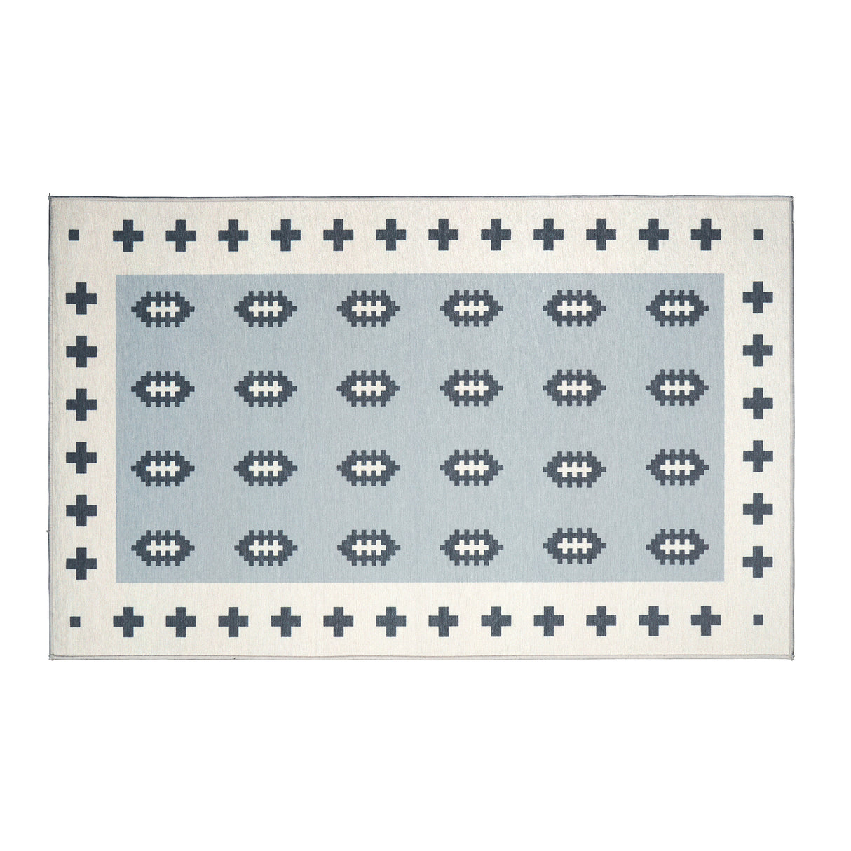 Nordic Weave Cool Grey Washable Rug