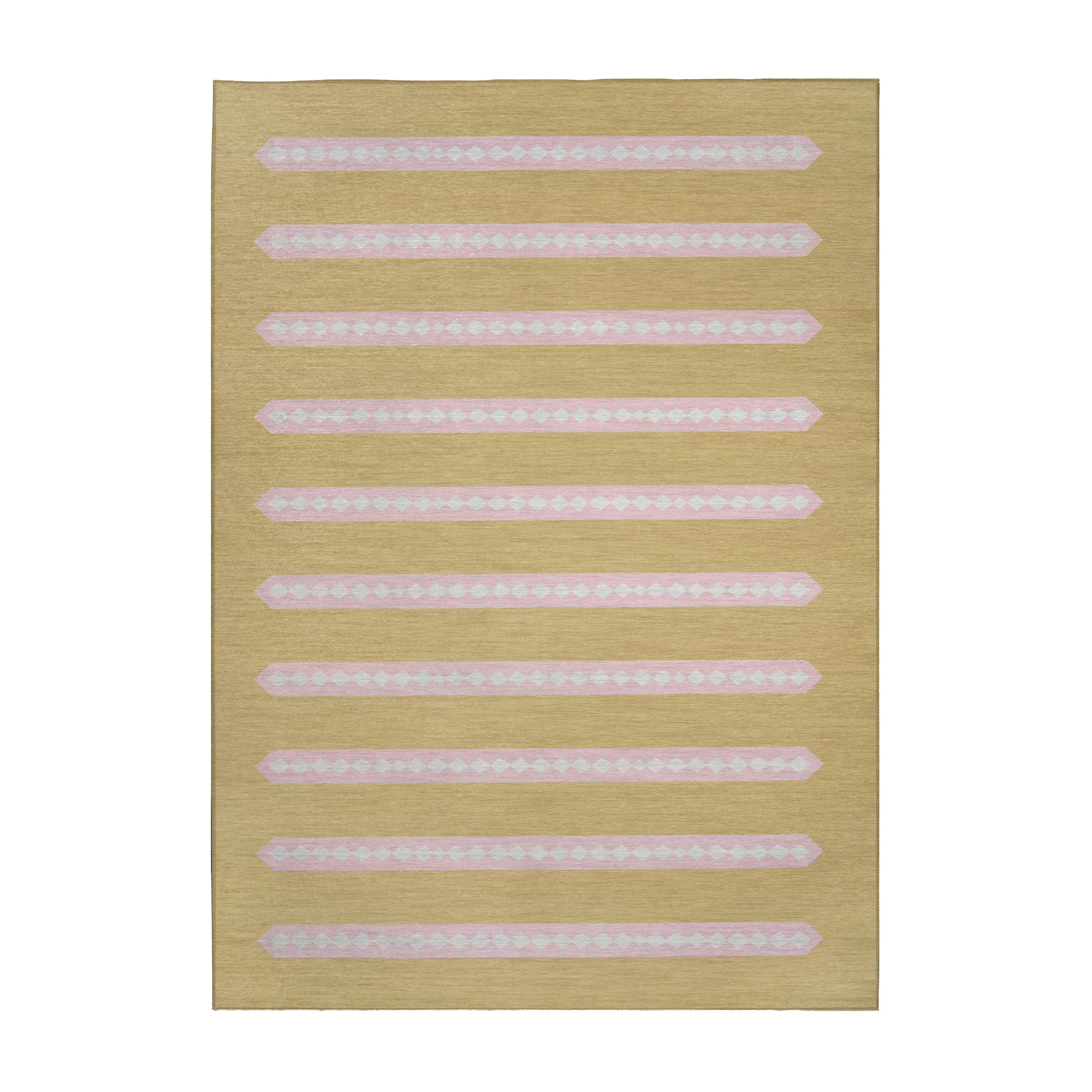 Dash And Dot Honey Beige Washable Rug