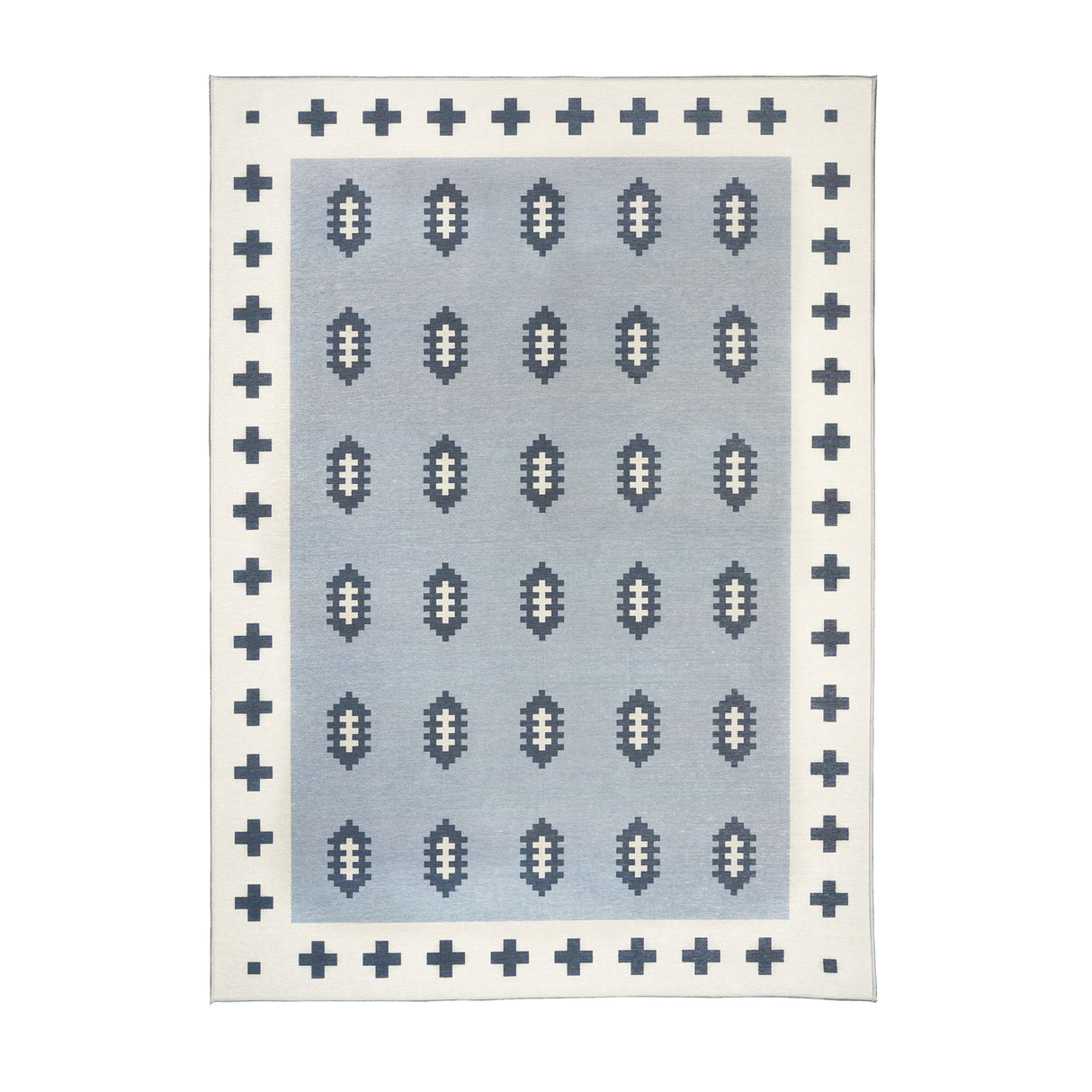 Nordic Weave Cool Grey Washable Rug