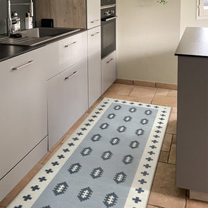 Nordic Weave Cool Grey Washable Rug