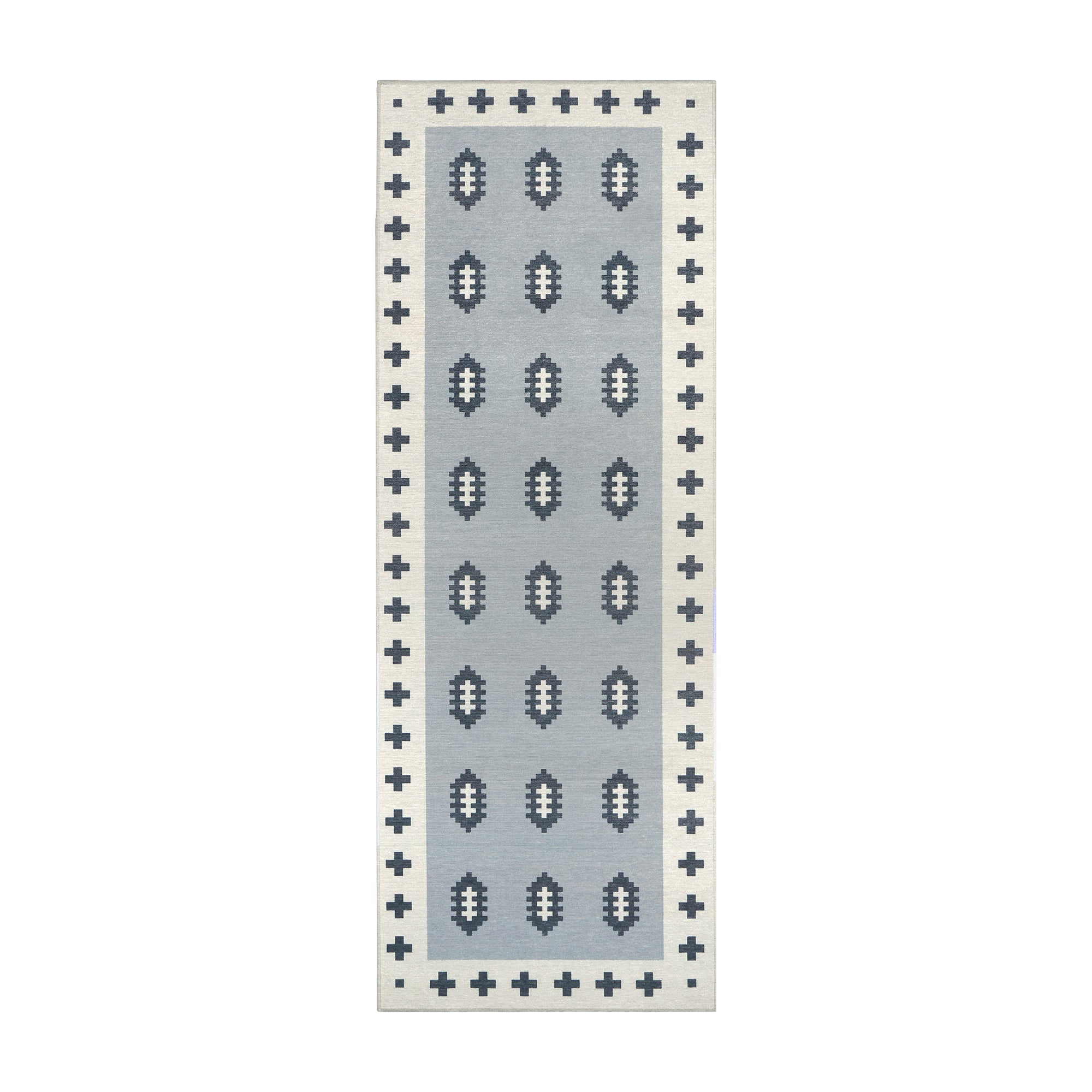 Nordic Weave Cool Grey Washable Rug