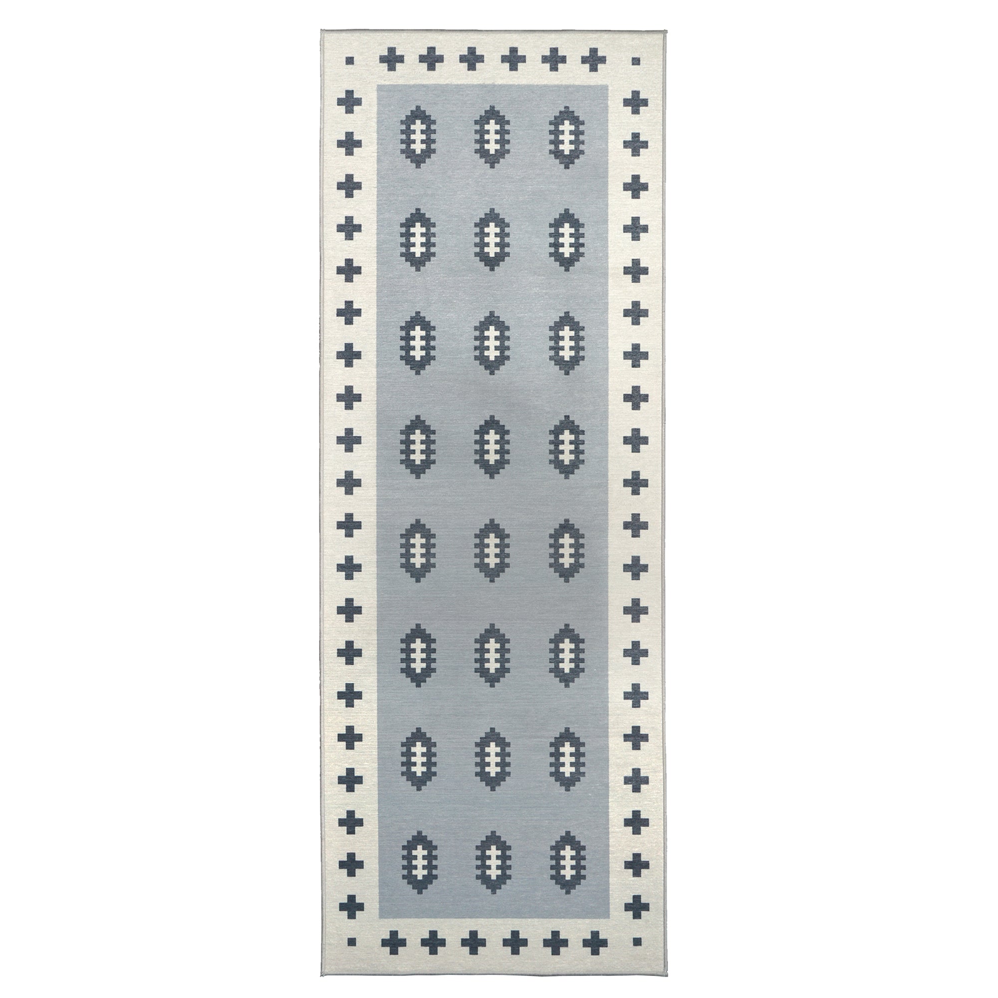 Nordic Weave Cool Grey Washable Rug