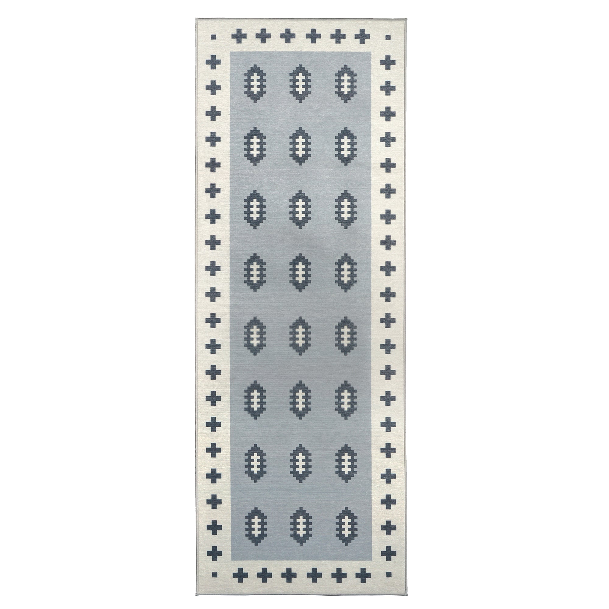 Nordic Weave Cool Grey Washable Rug