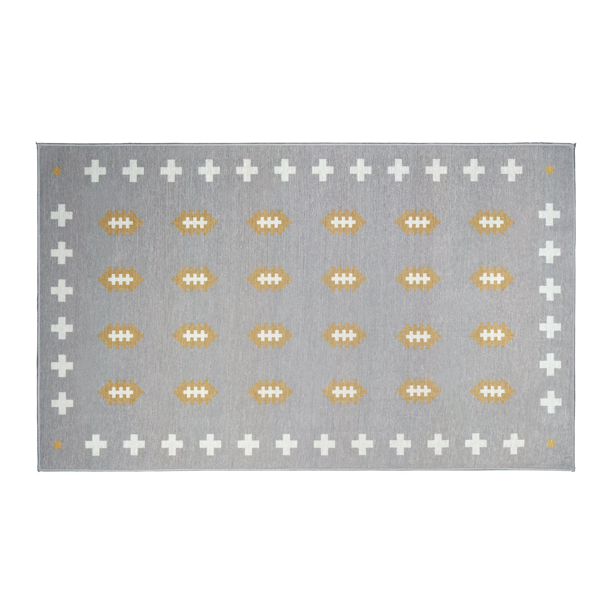 Nordic Weave Mushroom Washable Rug