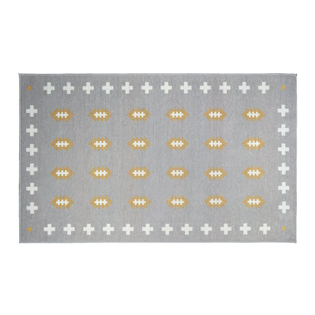 Nordic Weave Mushroom Washable Rug