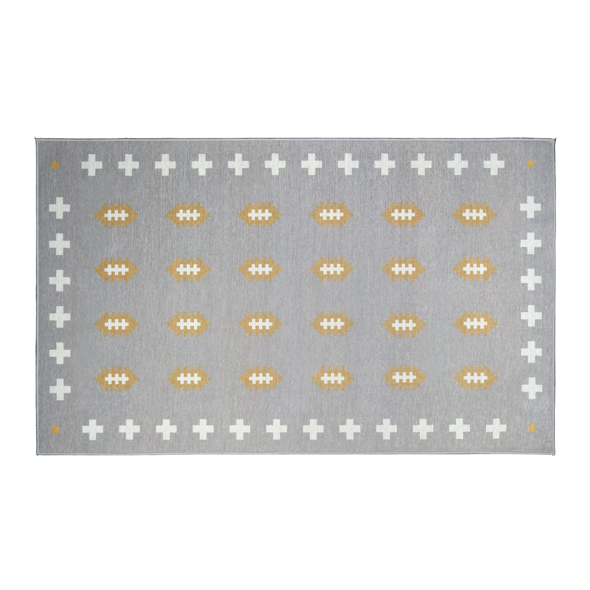 Nordic Weave Mushroom Kitchen Washable Rug