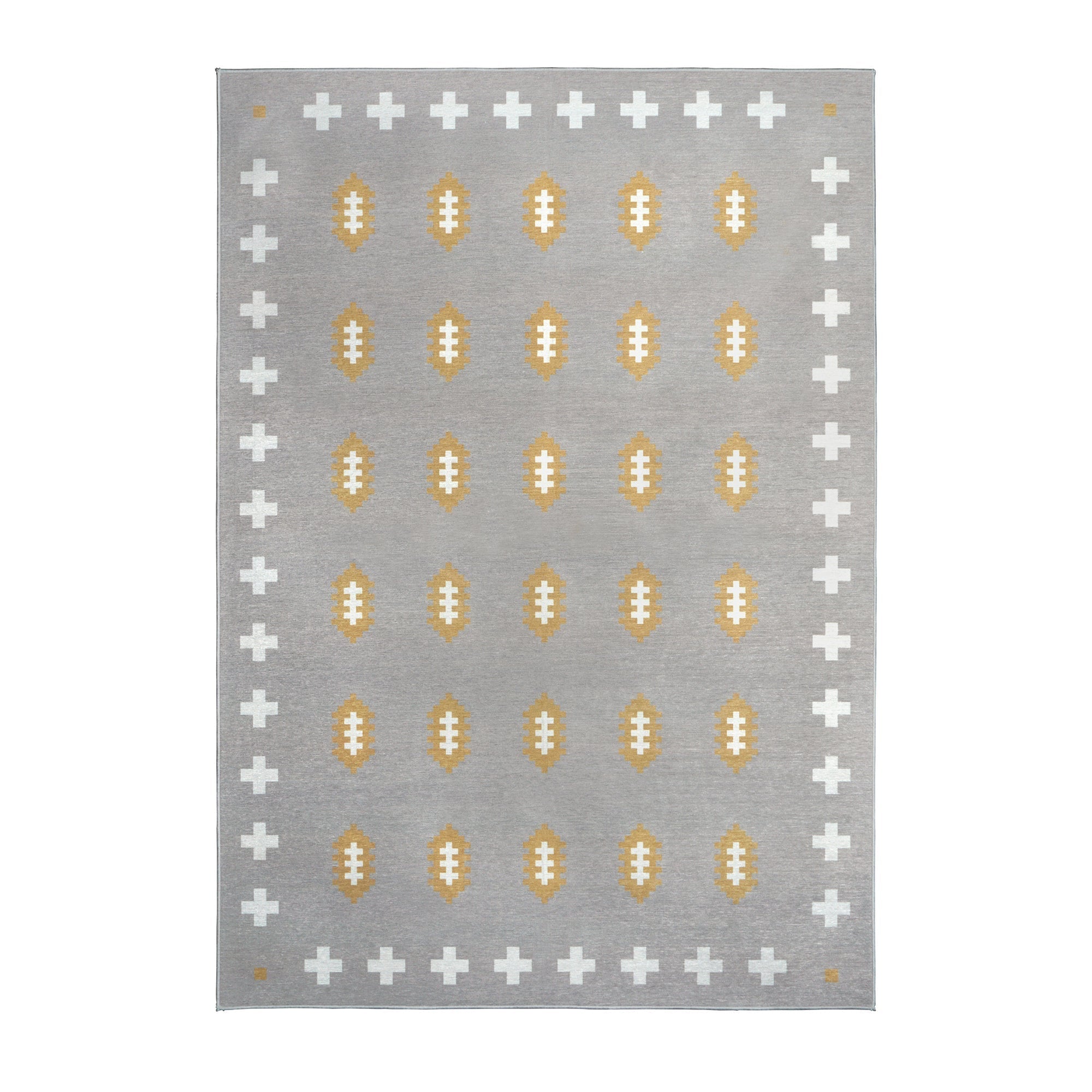 Nordic Weave Mushroom Bedroom Washble Rug