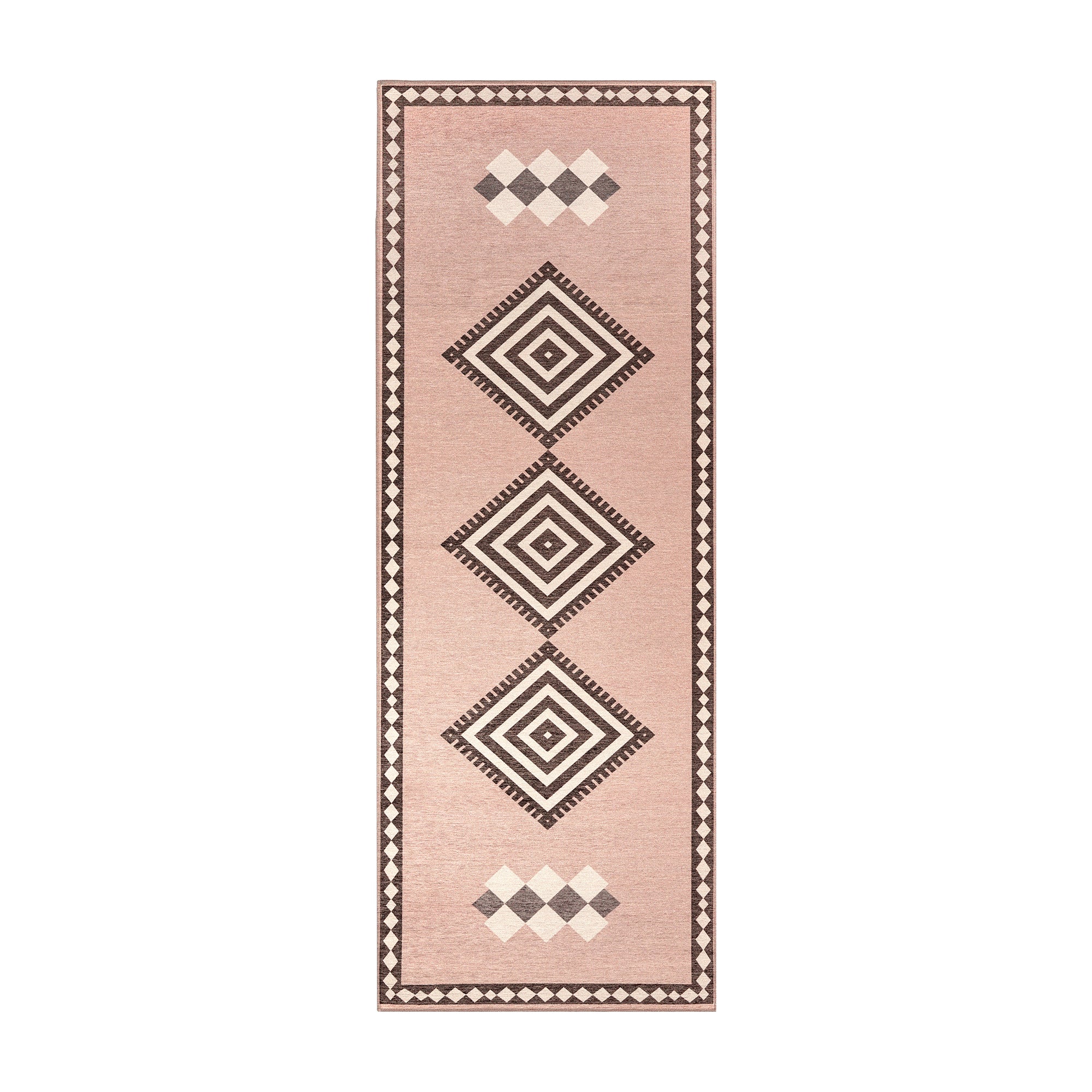 Kilim Kiki Petal Pink Kitchen Washable Rug