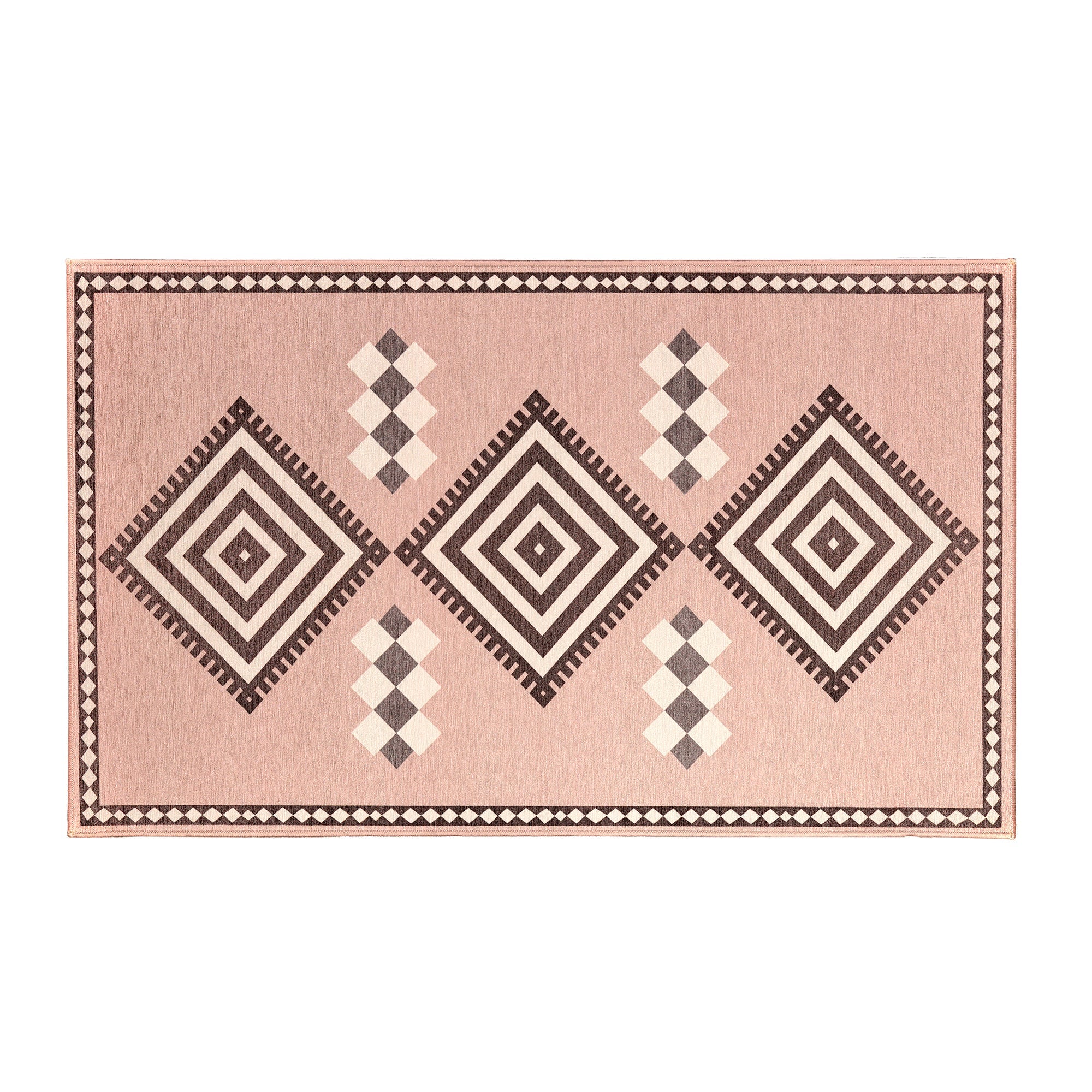 Kilim Kiki Petal Pink Kitchen Washable Rug