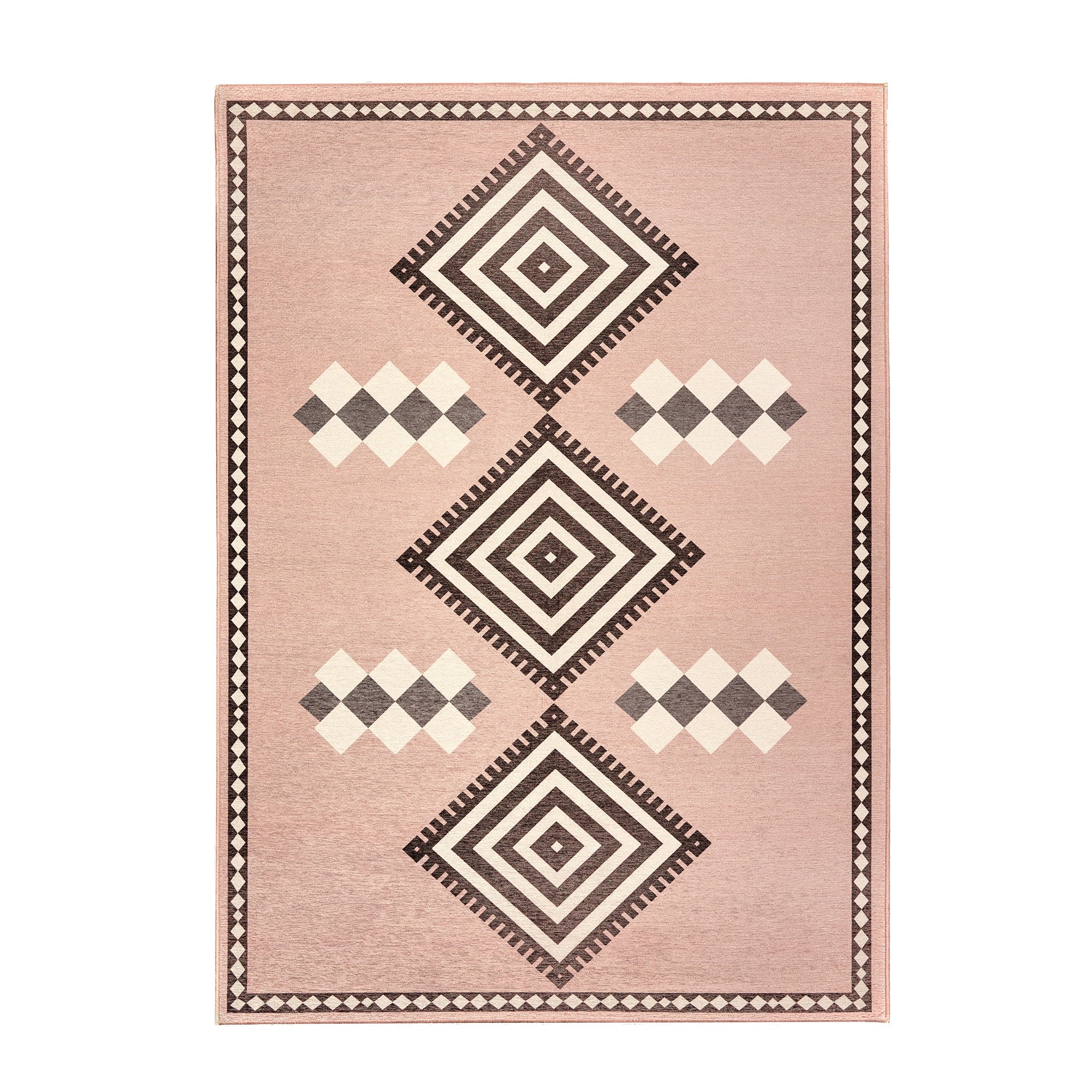 Kilim Kiki Petal Pink Kitchen Washable Rug