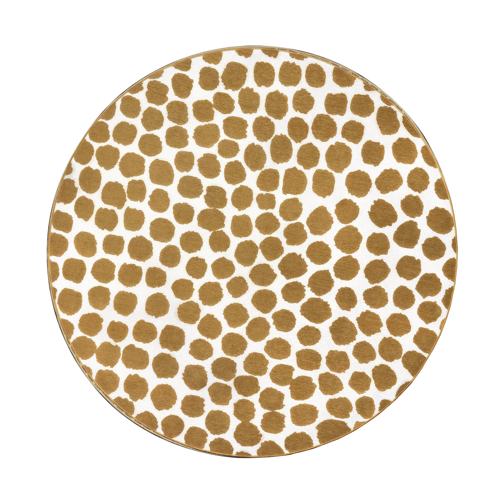 Puff Dotty Honey Beige Washable Rug