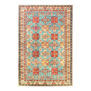 Ottoman Turquoise Washable Rug